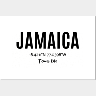 Jamaica Tower Isle w/Coordinates Posters and Art